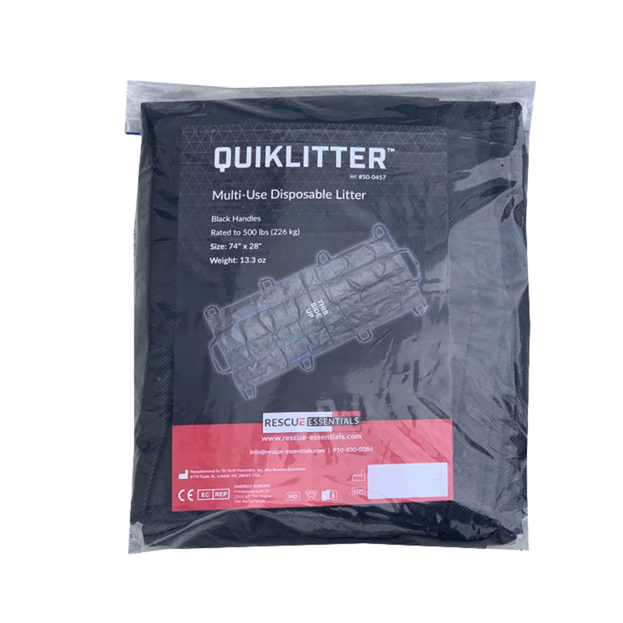 QuikLitter Multi-Use Disposable Stretcher